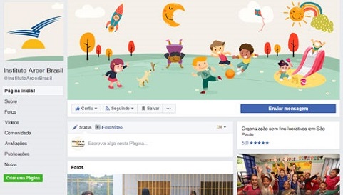 INSTITUTO ARCOR BRASIL INAUGURA PÁGINAS NO FACEBOOK E YOUTUBE