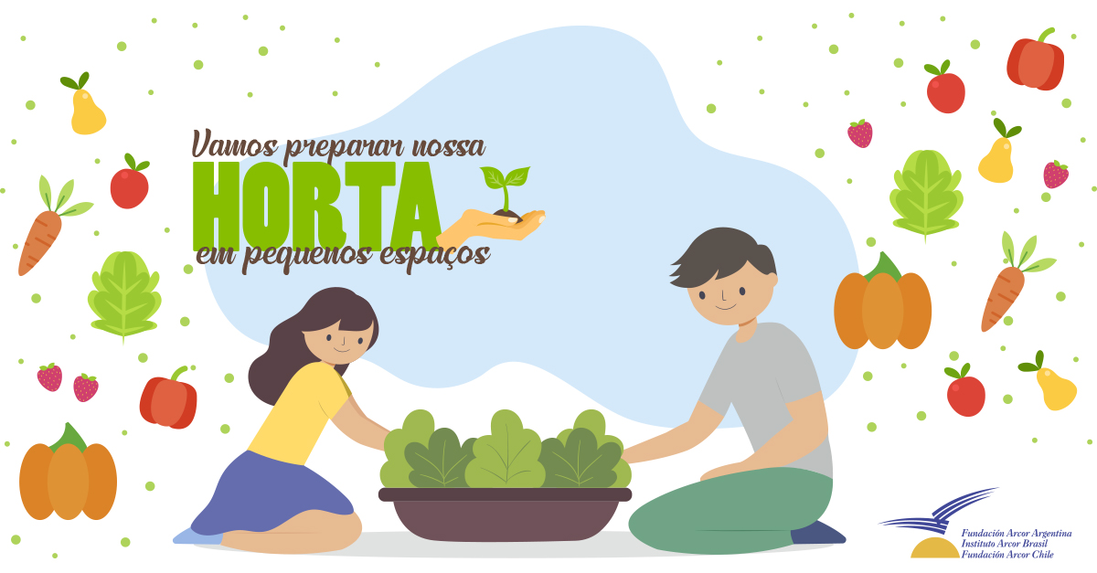 Hortas em pequenos espaços