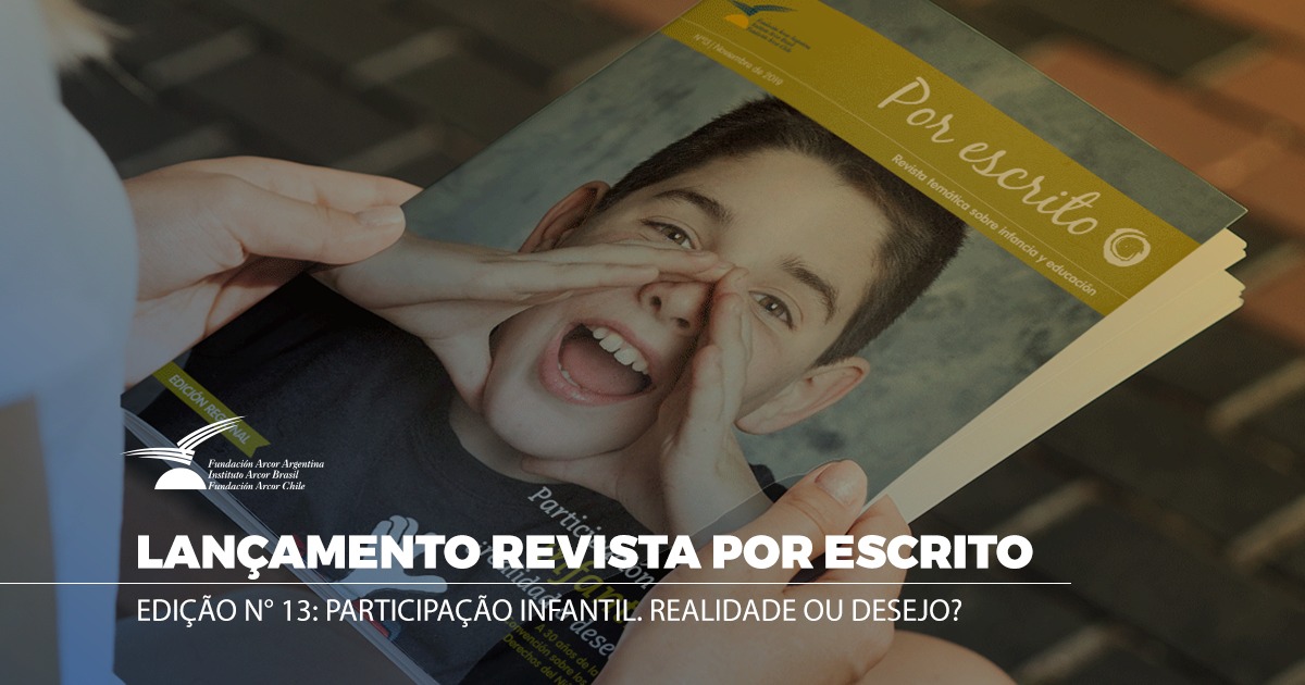 REVISTA POR ESCRITO DISCUTE PARTICIPAÇÃO INFANTIL ENTRE O DESEJO E A REALIDADE
