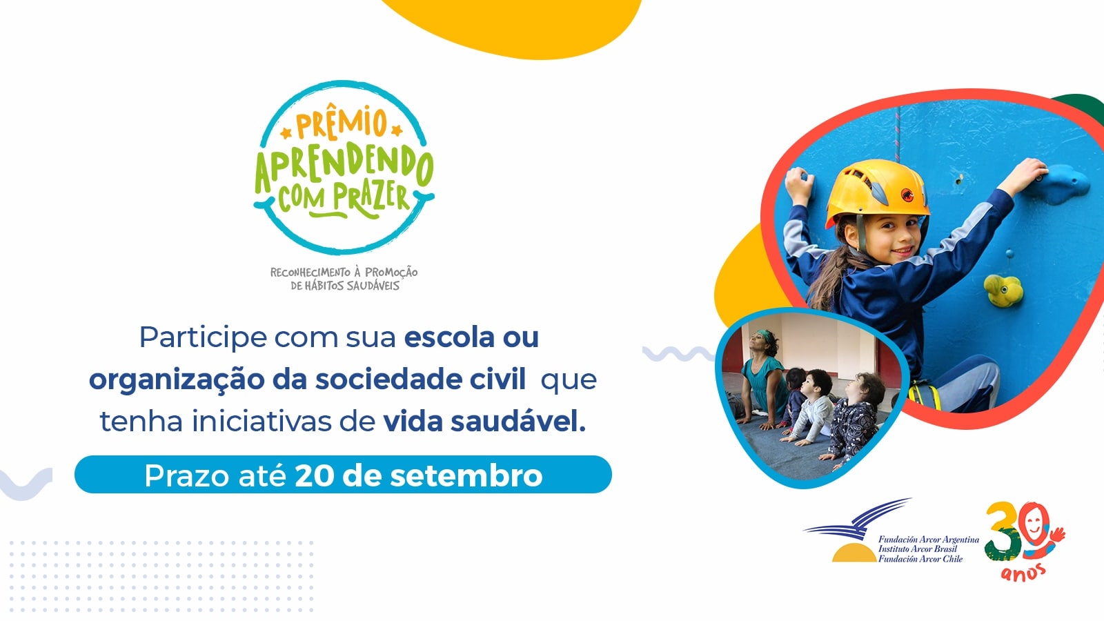 PRÊMIO APRENDENDO COM PRAZER 2022: INSCRIÇÕES ATÉ 20 DE SETEMBRO!