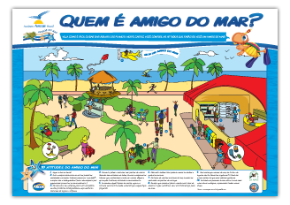 Cartaz A3 – Quem é Amigo do Mar?
