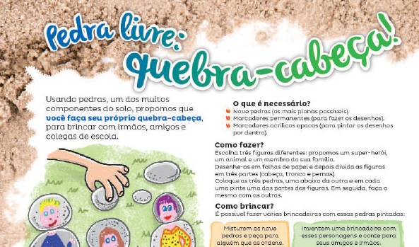 Quebra-cabeça de pedras