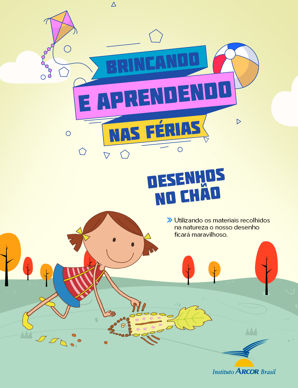 Desenhos no chão