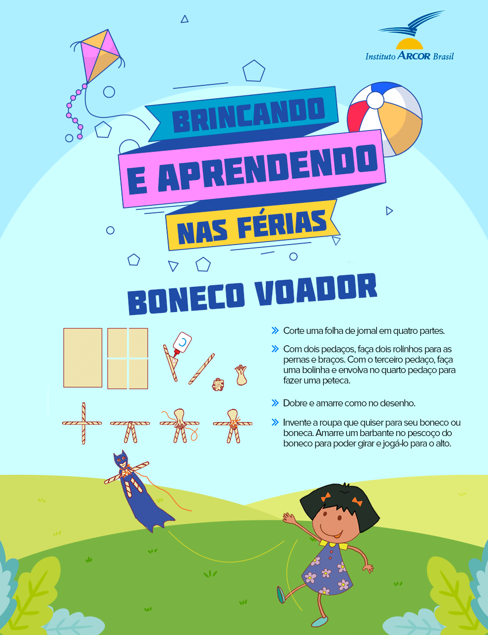Boneco voador