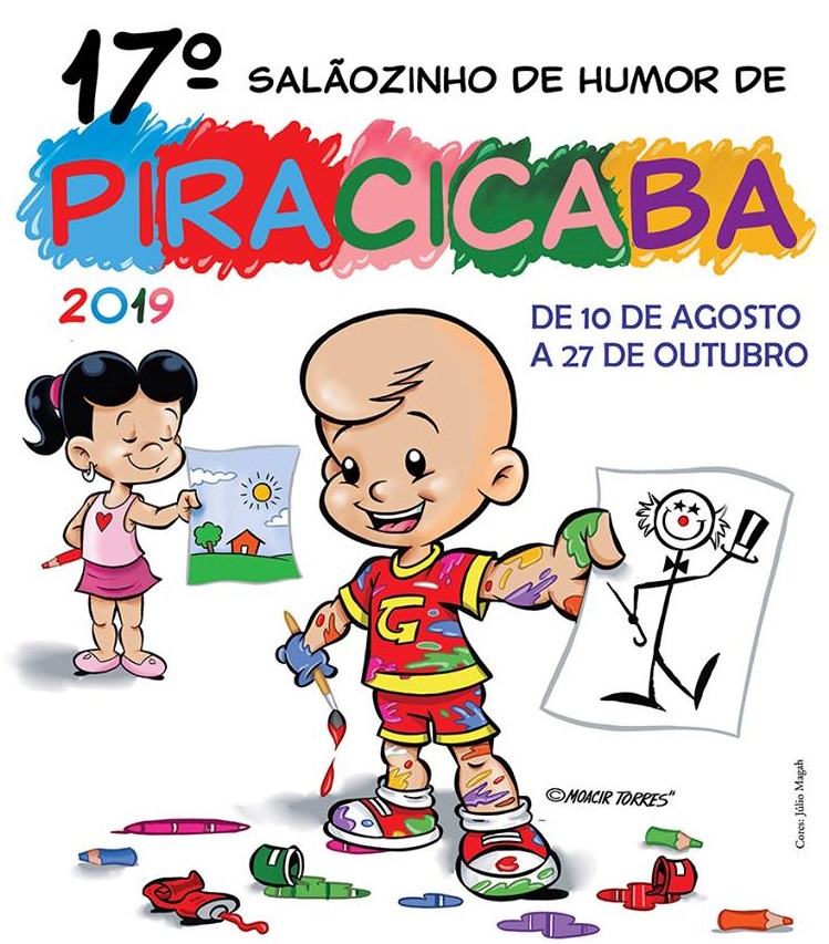 INSTITUTO ARCOR NO SALÃO INTERNACIONAL E NO SALÃOZINHO DE HUMOR DE PIRACICABA DE 2019