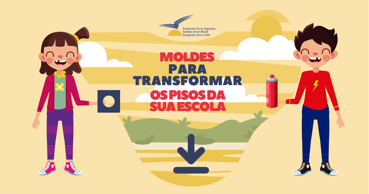 Moldes para transformar os pisos da sua escola