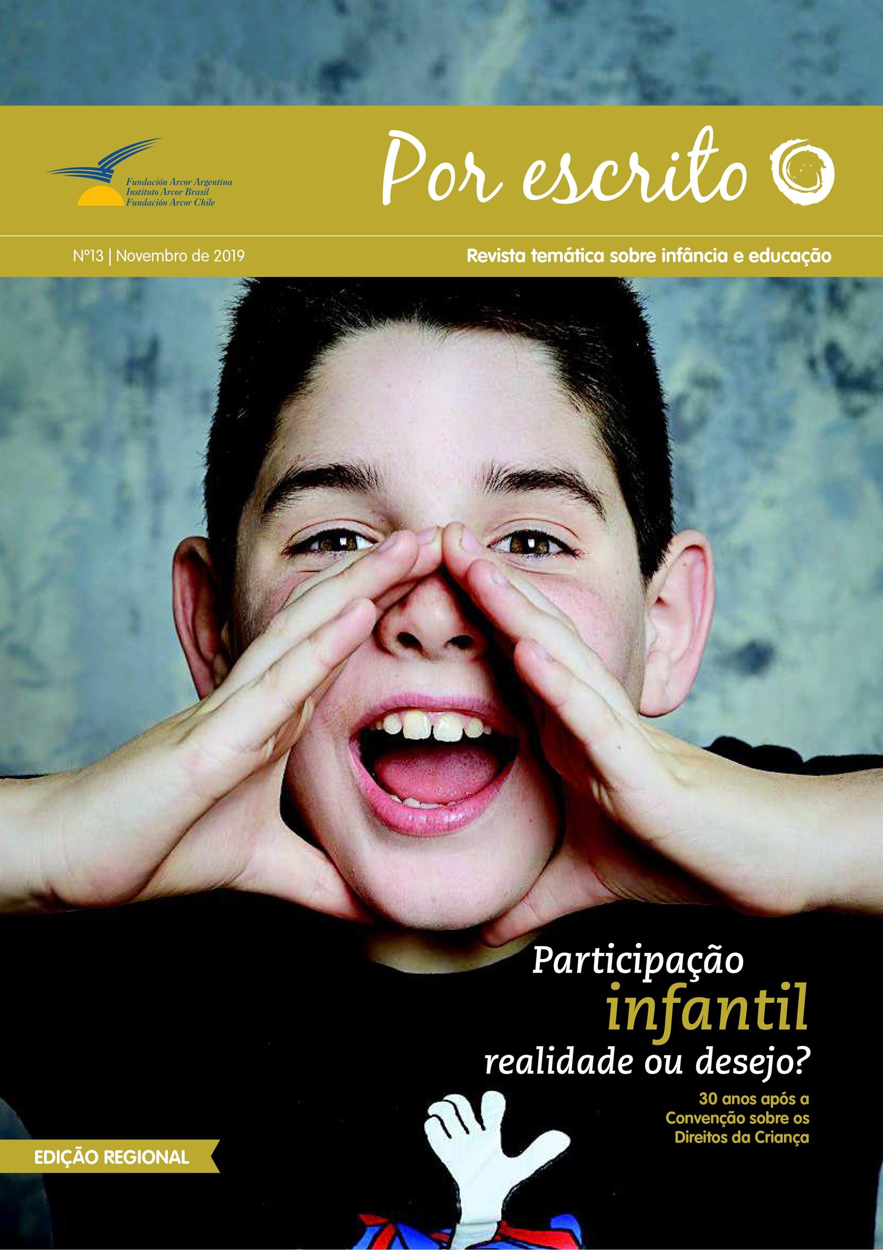Revista Por escrito N.13 – Participação Infantil: realidade ou desejo?