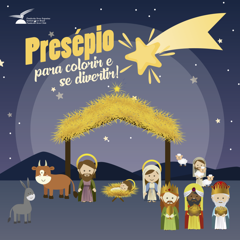 Pinte o seu Presépio