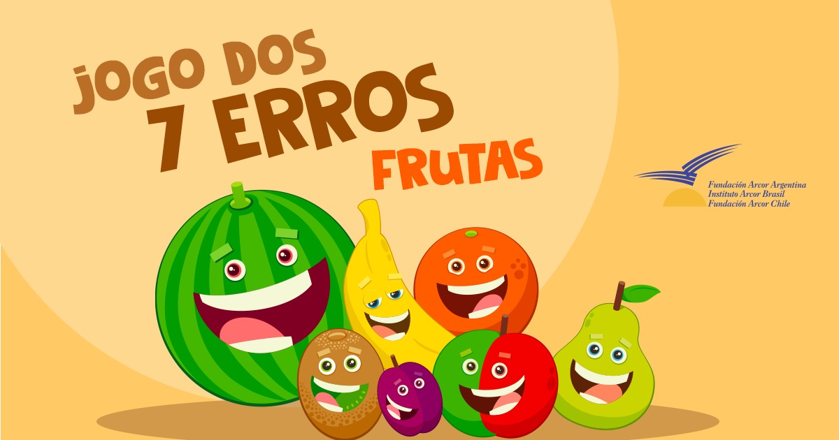 Jogo dos 7 erros – Frutas