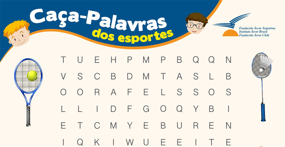 Caça-palavras Esportes
