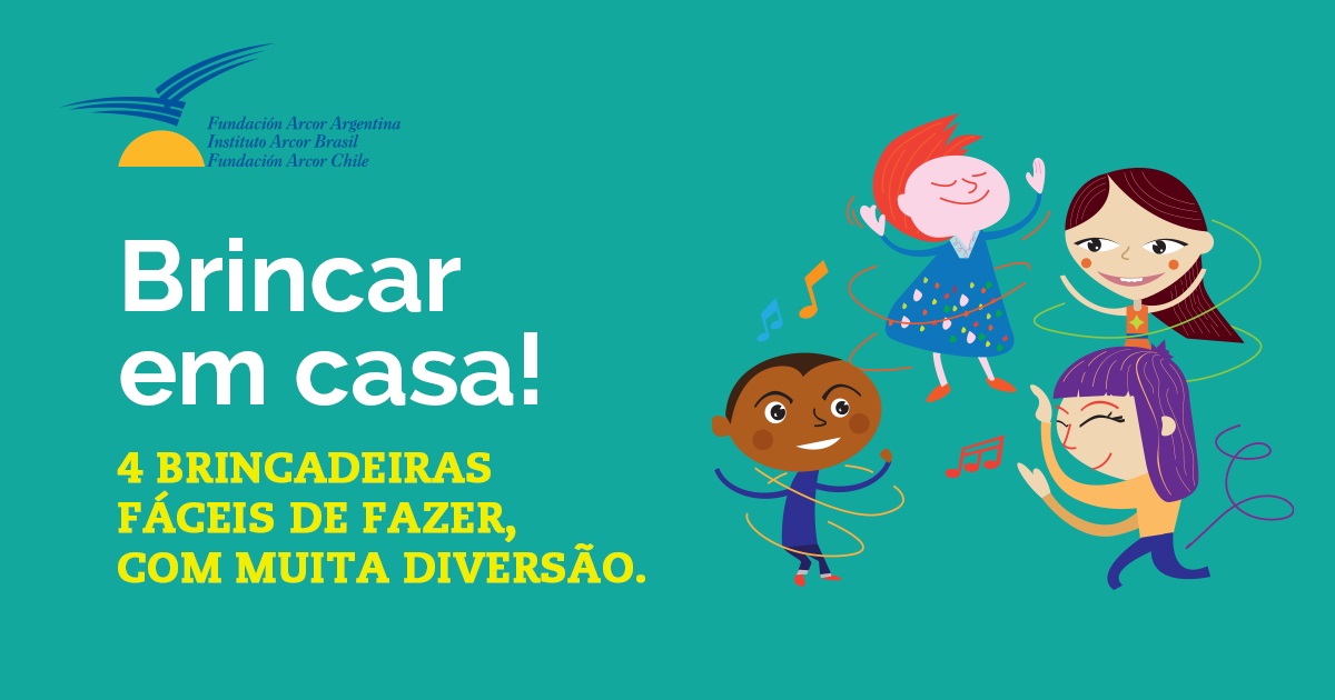 4 BRINCADEIRAS COM MUITA DIVERSÃO GARANTIDA PARA BRINCAR EM CASA!