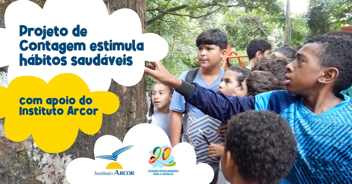 Projeto de Contagem estimula hábitos saudáveis com apoio do Instituto Arcor