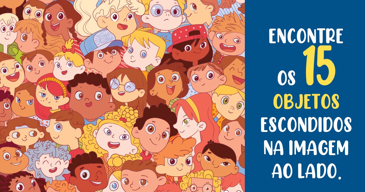 ENCONTRE OS 15 OBJETOS